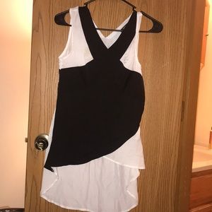 Haoduoyi Black and White Tank